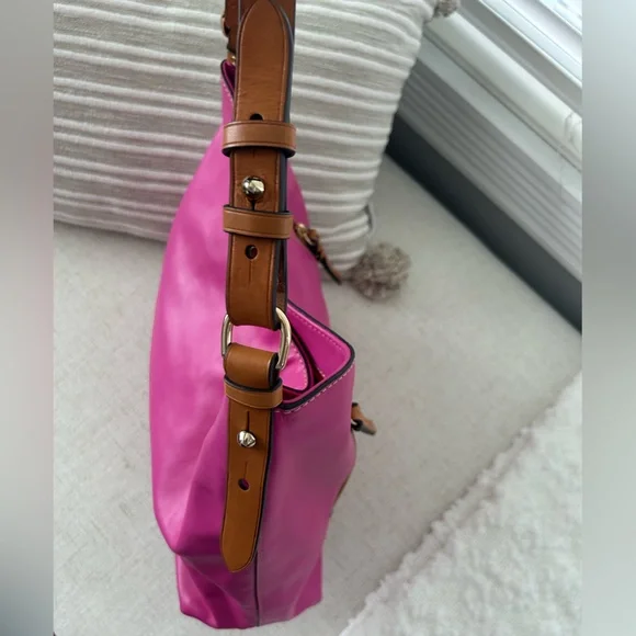 Dooney & Bourke Fuschia hobo bag - Picture 4 of 11